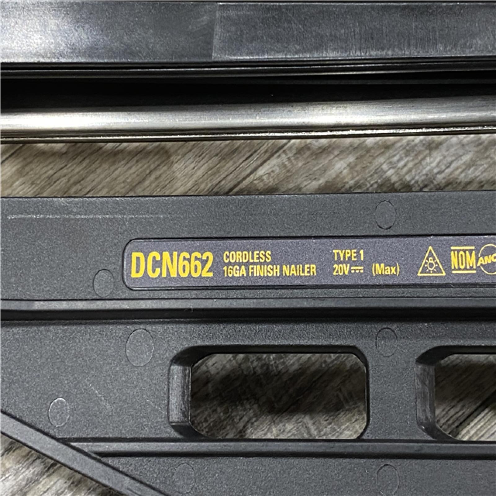 AS-IS DEWALT 20V MAX XR 16-Gauge Lithium-Ion Cordless Finish Nailer (Tool Only)