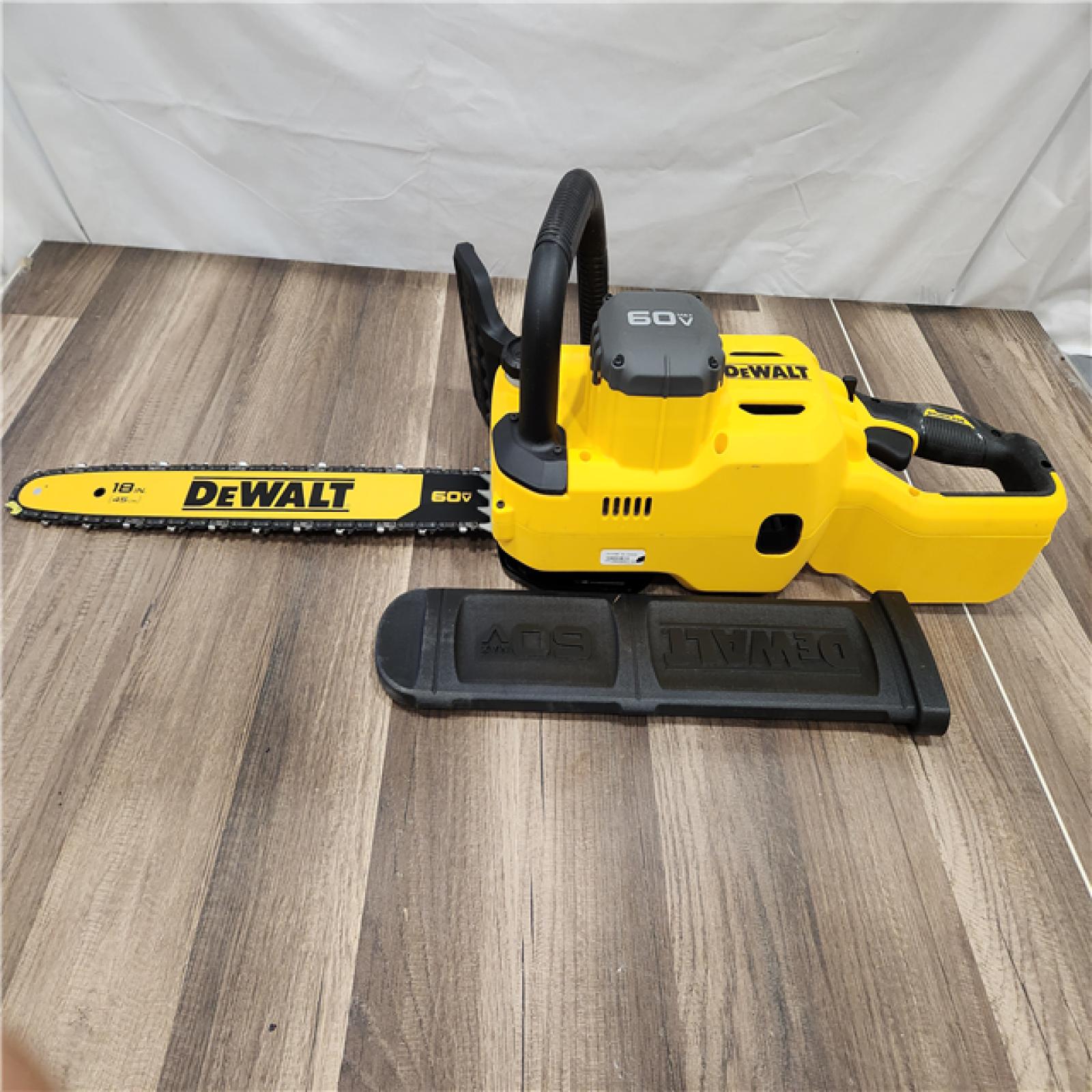AS-IS - DEWALT FLEXVOLT 60V MAX Brushless Cordless 18 Chainsaw (Tool Only)