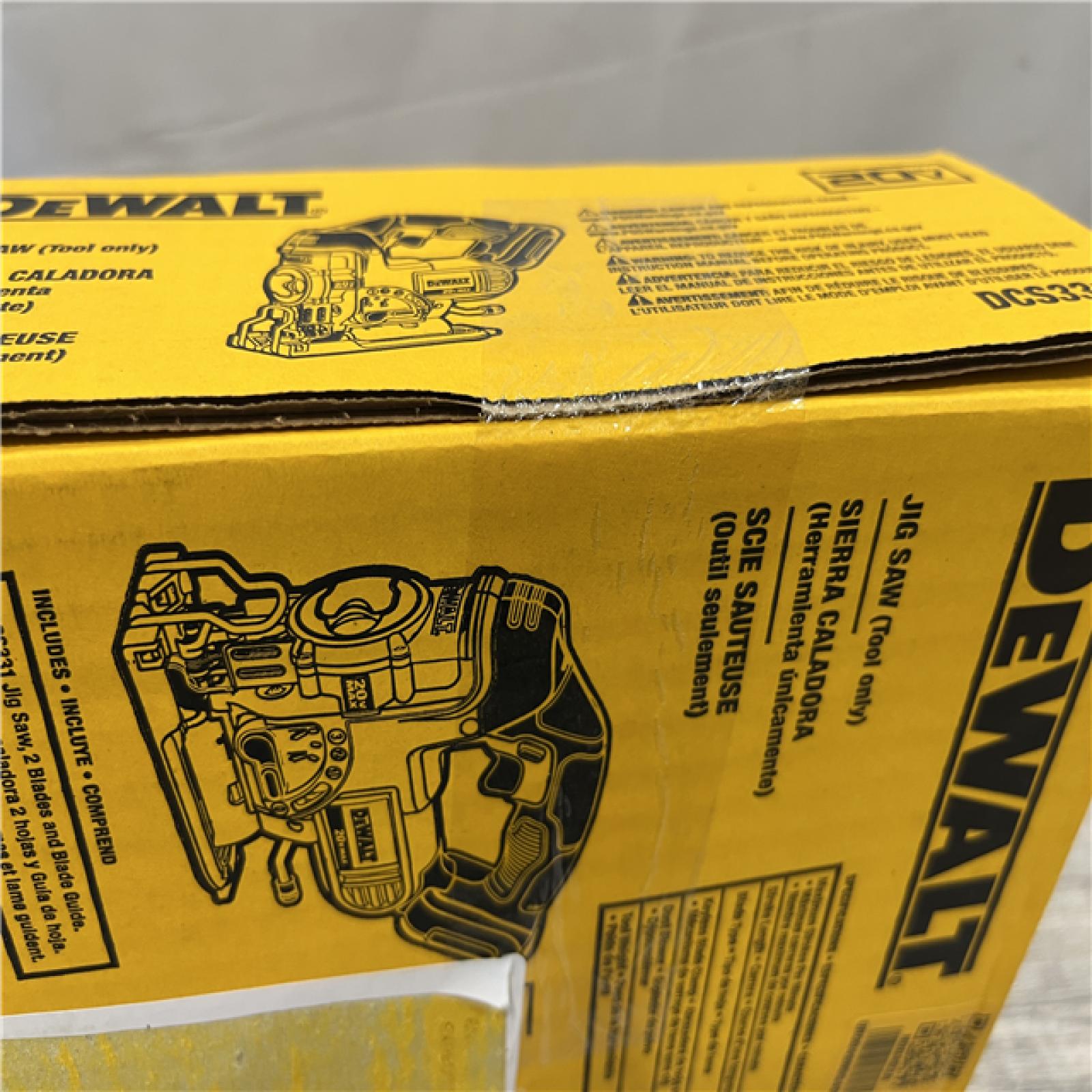NEW - DEWALT 20V MAX Cordless Jig Saw (Tool Only)
