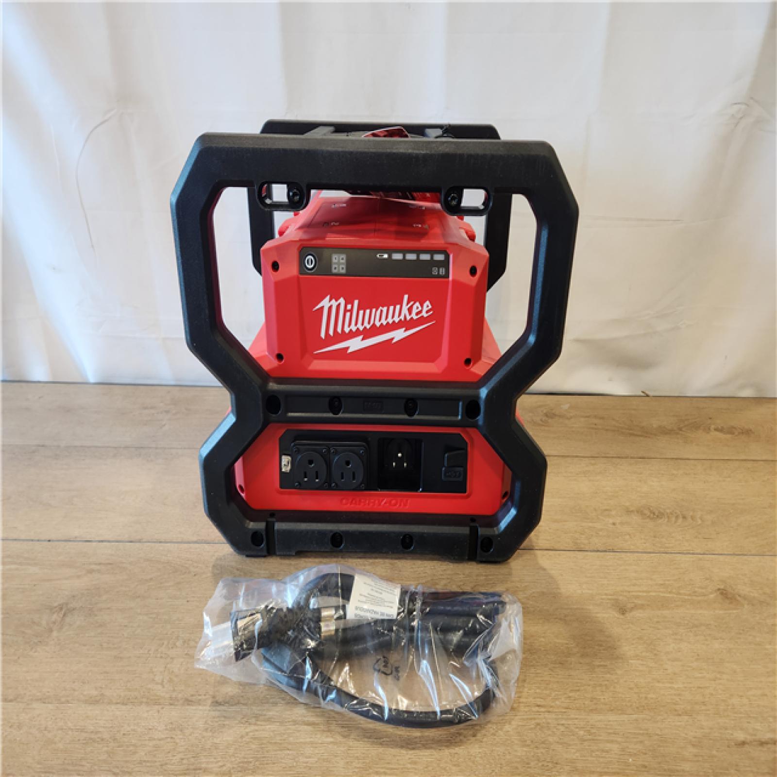 AS-IS- Milwaukee M18 Cordless 3600-Watt/1800-Watt Battery Powered Power Supply (Tool Only)