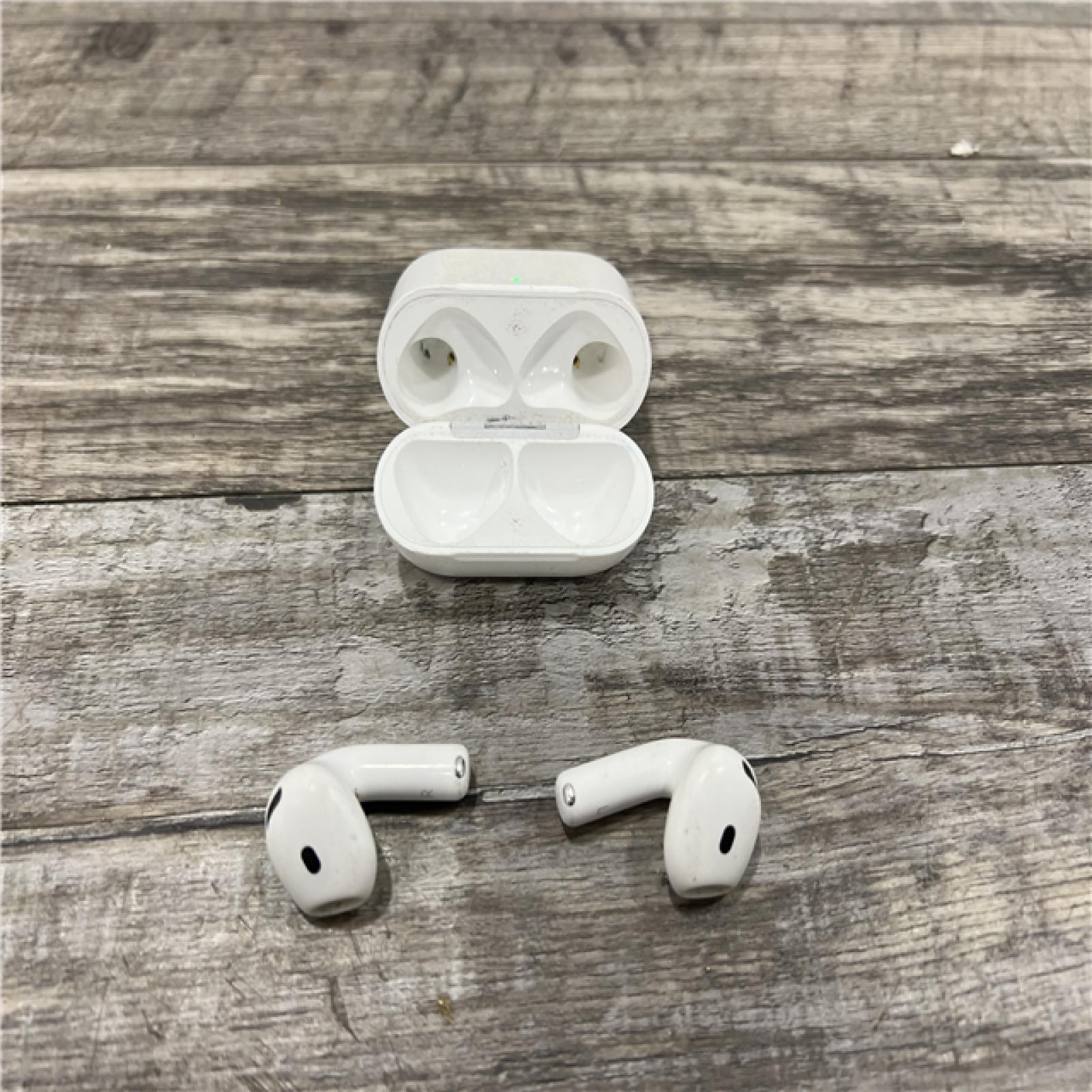 AS-IS Apple - AirPods 4 with Active Noise Cancellation - White