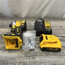 AS-IS DEWALT Atomic 20V Max Lithium-Ion Brushless Cordless Compact 1/4 in. Impact Driver Kit