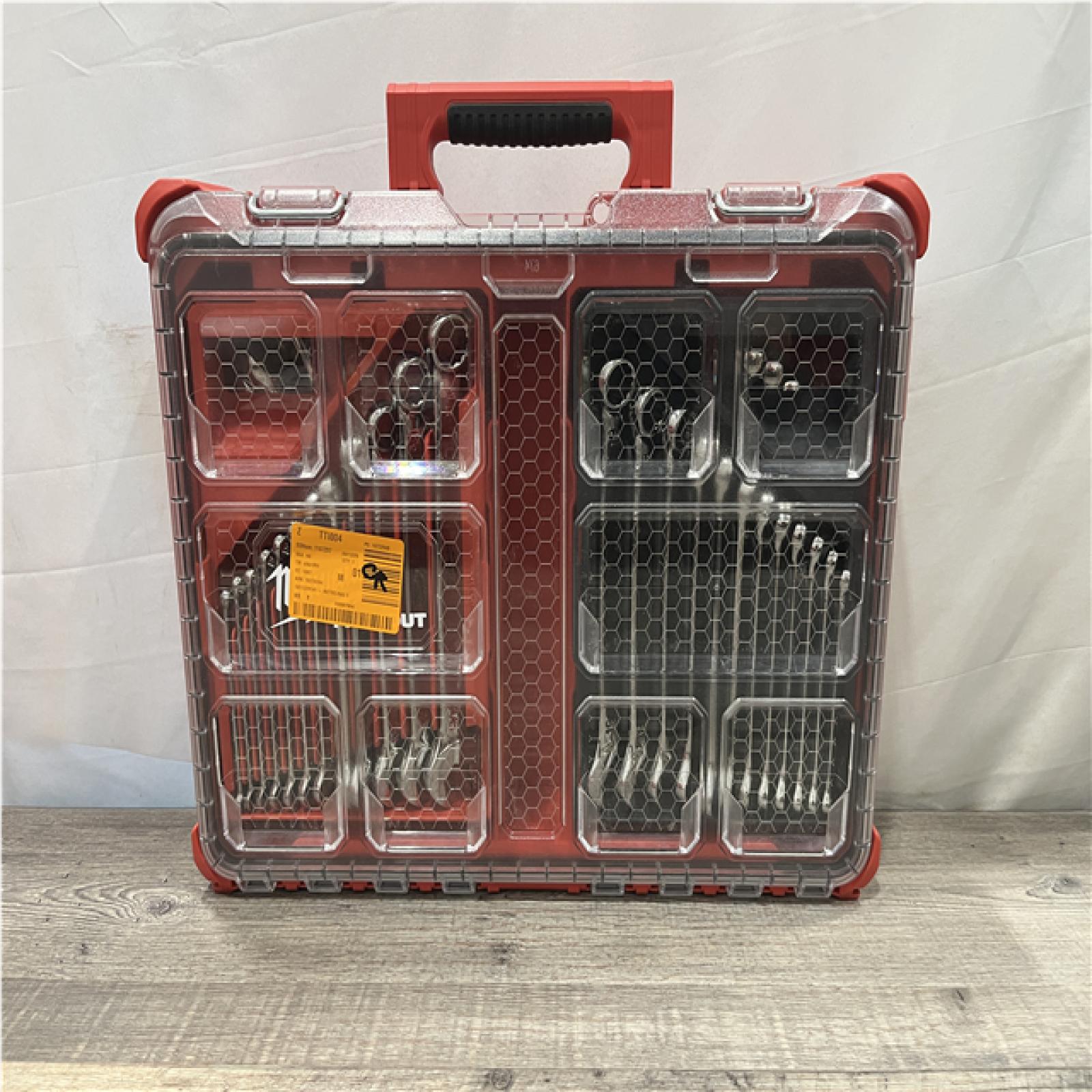 AS-IS Milwaukee Metric/SAE Combination Wrench Set with PACKOUT Organizer (30-Piece)