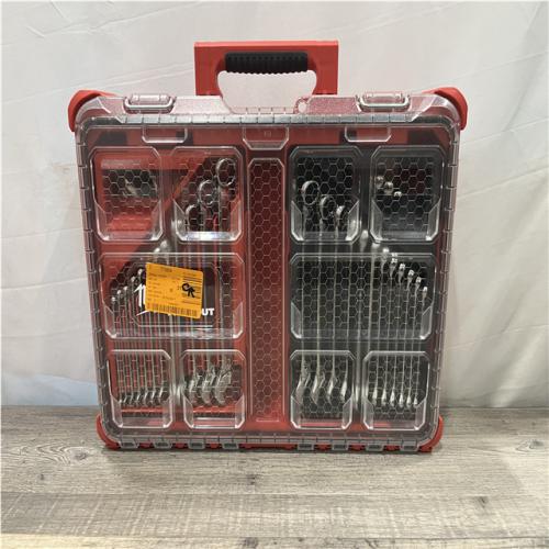 AS-IS Milwaukee Metric/SAE Combination Wrench Set with PACKOUT Organizer (30-Piece)