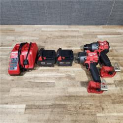 HOUSTON LOCATION - AS - IS Milwaukee 2 Tool Combo Kit W/ (2) Battery & Charger