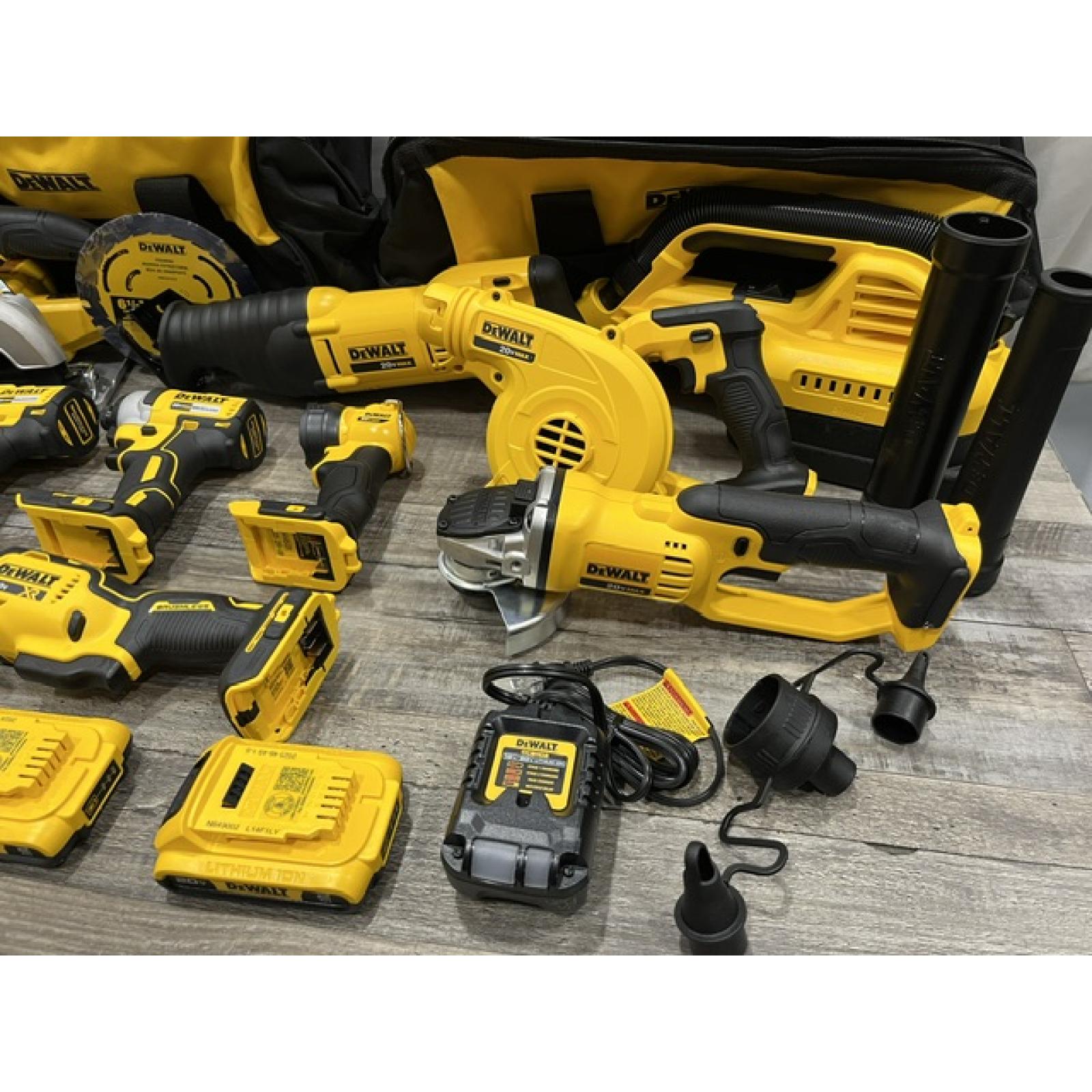 AS-IS DEWALT 20-Volt Max Lithium-Ion (10-Tool) Cordless Combo Kit