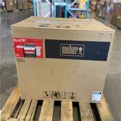 DALLAS LOCATION - Weber Slate Griddle 3-Burner Propane Gas 30 in. Flat Top Grill in Black with Extendable Side Table