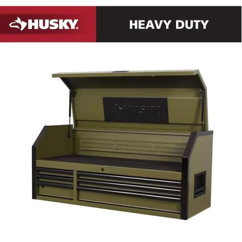 DALLAS LOCATION - AS-IS Husky Heavy Duty 52 in. W 6-Drawer Matte Army Green Top Tool Chest