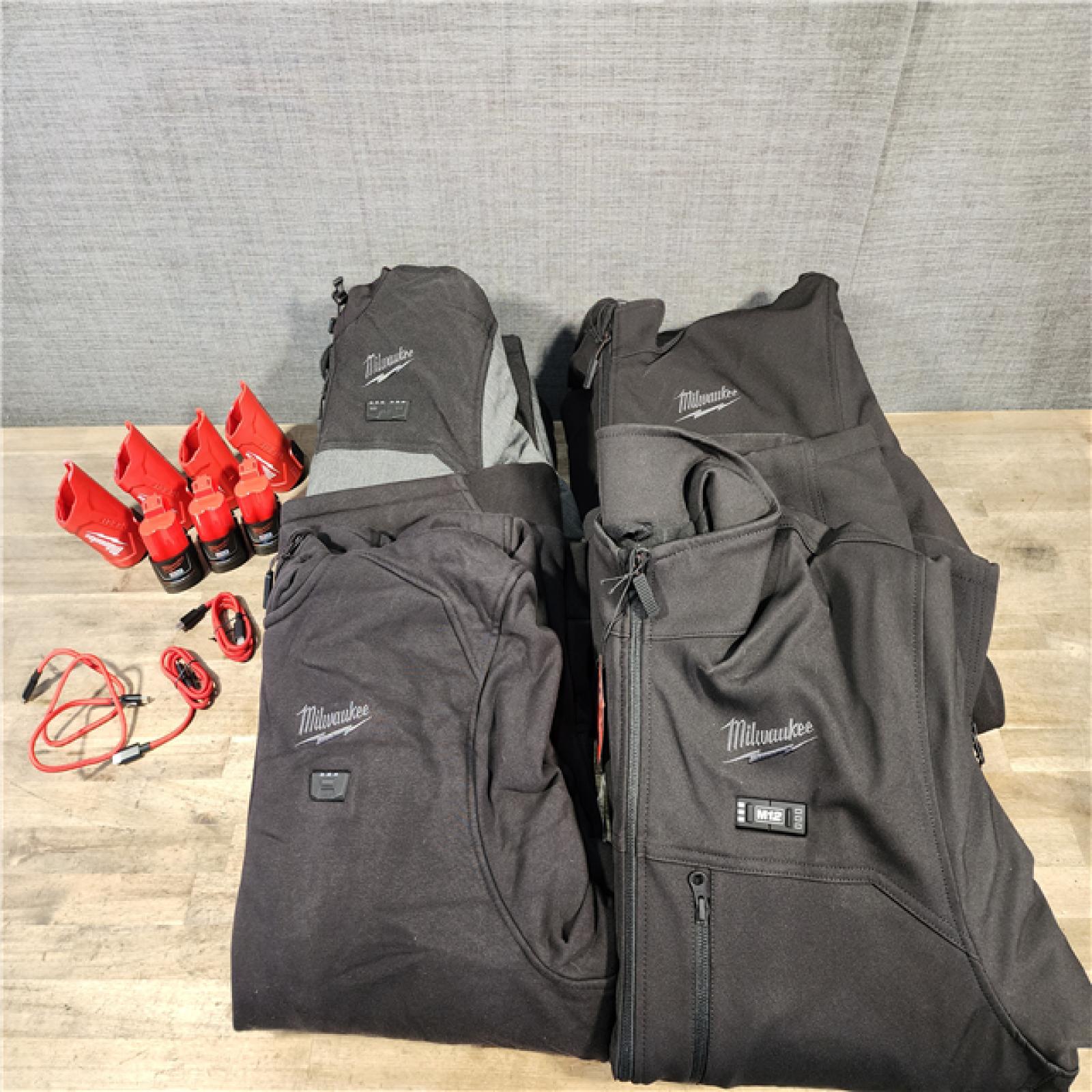 HOUSTON LOCATION - AS-IS MILWAUKEE 4 HEATED CLOTHING COMBO KIT