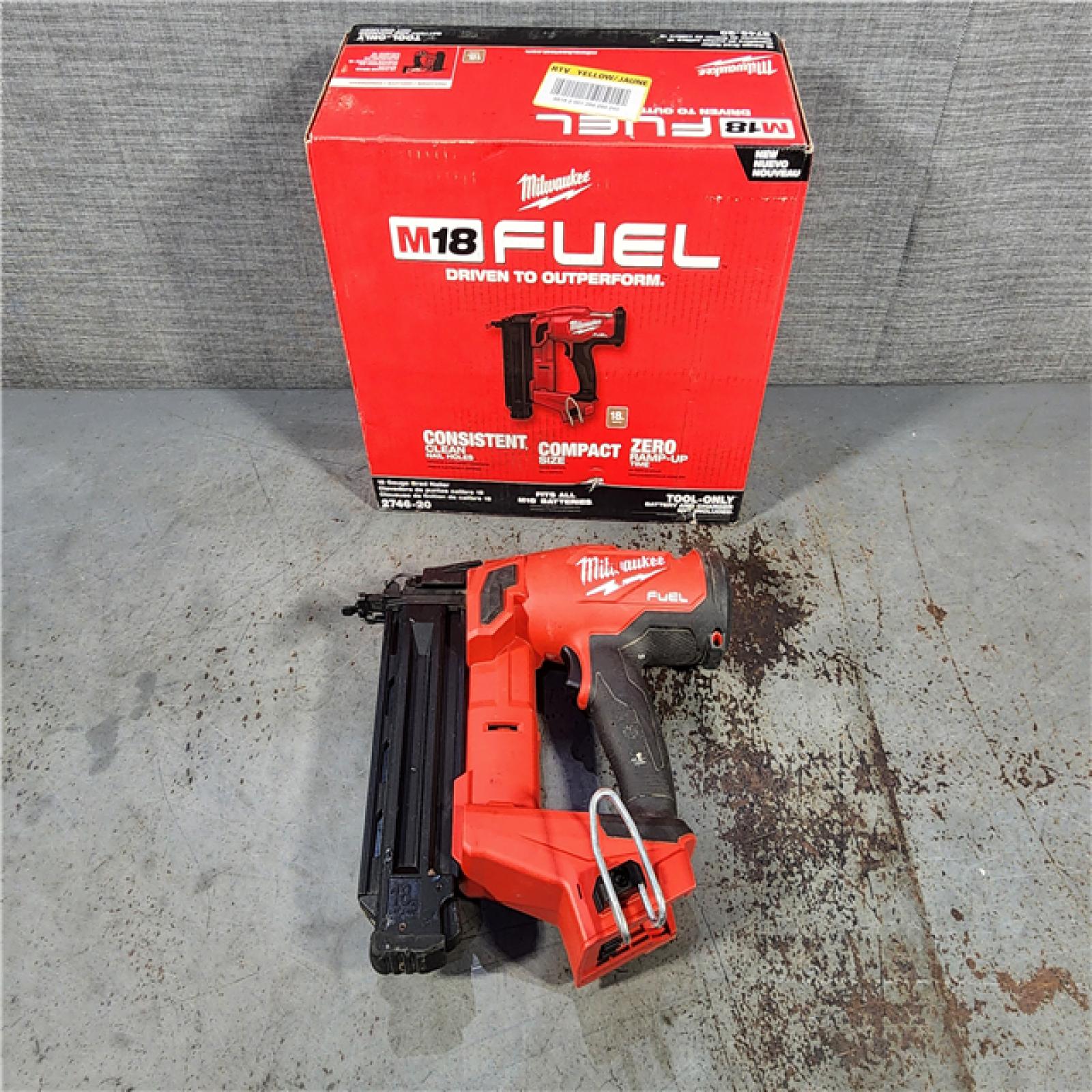 HOUSTON LOCATION - AS-IS Milwaukee M18 Fuel 18V Brushless 18-Gauge Brad Nailer 2746-20 (Bare Tool)