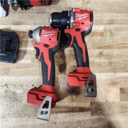 HOUSTON LOCATION - AS - IS Milwaukee 18-Volt Lithium-Ion Brushless Cordless (4-Tool) Combo Kit