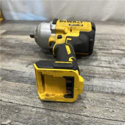 AS-IS DEWALT 20V MAX XR Cordless Brushless 1/2 in. High Torque Impact Wrench with Detent Pin Anvil (Tool Only)