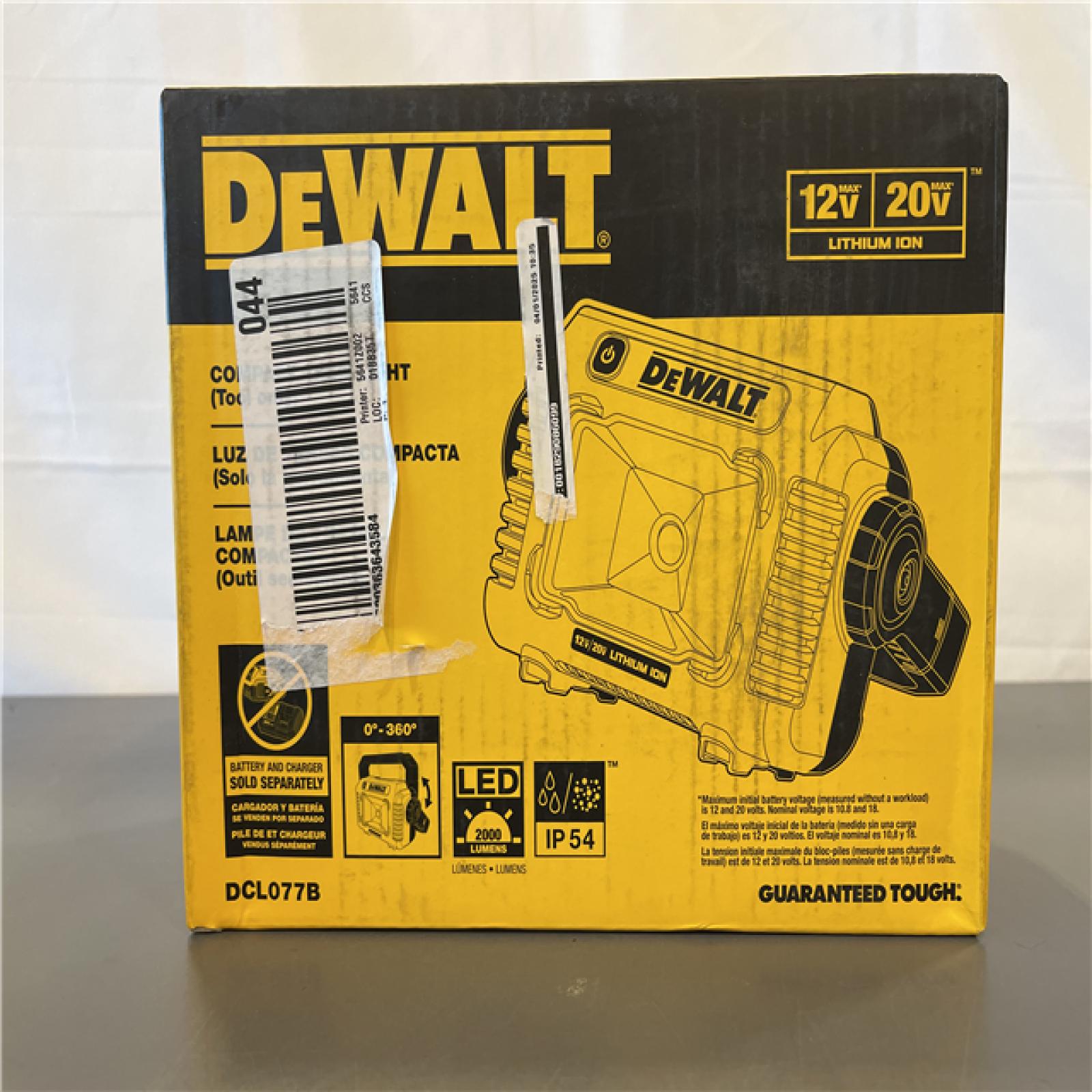 New! - DeWalt 20-Volt MAX Compact Task Light (Tool Only)