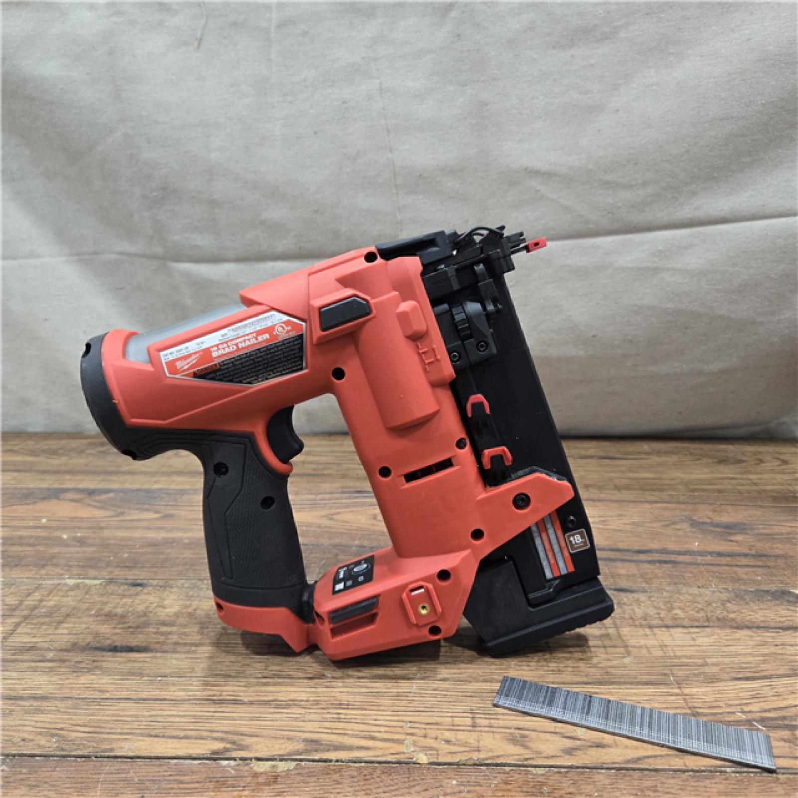 AS-IS ! Milwaukee M12 FUEL 18 Gauge Compact Brad Nailer