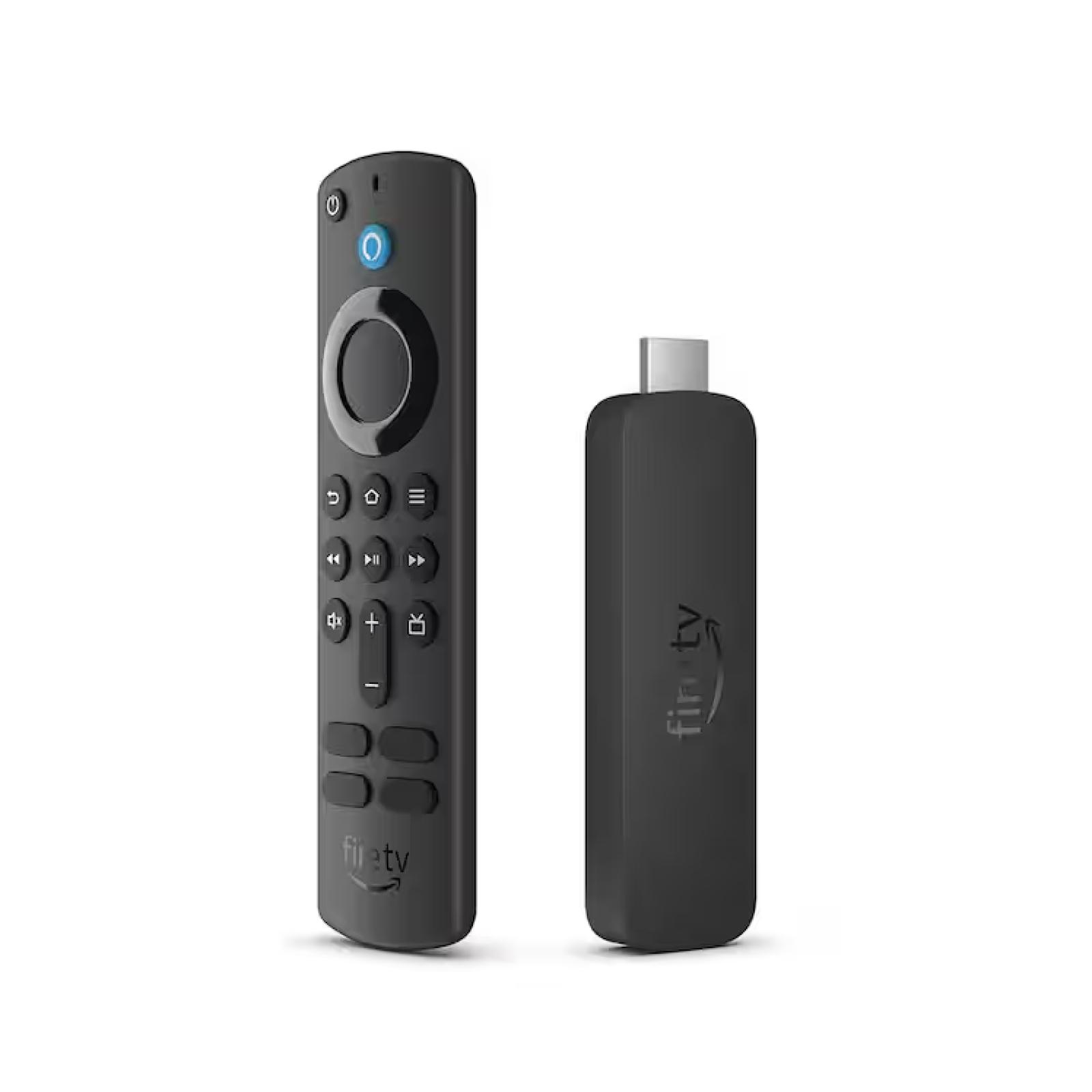 DALLAS LOCATION- Amazon Fire TV Stick 4K streaming device  includes support for Wi-Fi 6  Dolby Vision/Atmos  free & live TV -(74 UNITS)