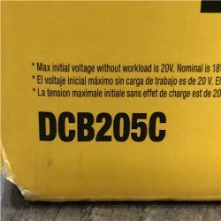 AS-IS DEWALT 20V MAX Lithium-Ion 5.0 Ah Battery and Charger