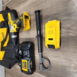 GOOD DEWALT 20V MAX Brushless Cordless 1/2 in. Hammer Drill/Driver with FLEXVOLT ADVANTAGE with 20V MAX Lithium-Ion 4.0Ah Battery