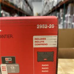 NEW! - Milwaukee M18 18V Lithium-Ion Cordless Jobsite Radio