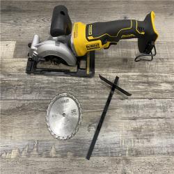 AS-IS DEWALT ATOMIC 20V MAX Cordless Brushless 4-1/2 in. Circular Saw (Tool Only)