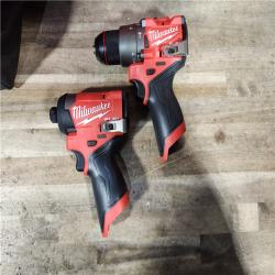 HOUSTON LOCATION - AS-IS (APPEARS LIKE NEW) Milwaukee FUEL 12-Volt Lithium-Ion Brushless Cordless Hammer Drill and Impact Driver Combo Kit
