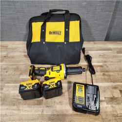Houston Location AS-IS Dewalt 20-Volt MAX XR Lithium-Ion Cordless Brushless 1-1/2 in. Die Grinder with (2) Batteries 4Ah  Charger and Contractor Bag