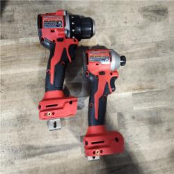 HOUSTON LOCATION - AS-IS Milwaukee M18 18V Lithium-Ion Brushless Cordless Compact Drill/Impact Combo Kit (2-Tool) W/(2) 2.0 Ah Batteries  Charger & Bag