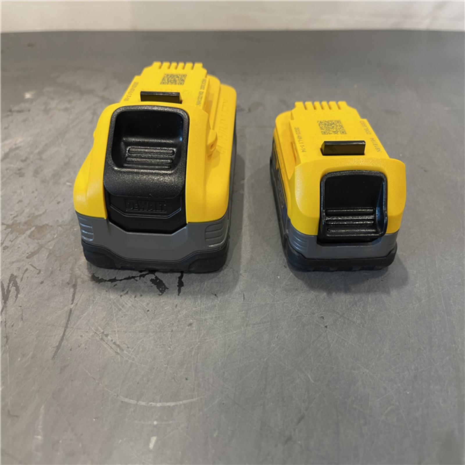 AS-IS - Dewalt Powerstack 20-Volt Lithium-Ion 5.0 Ah and 1.7 Ah Batteries and Charger