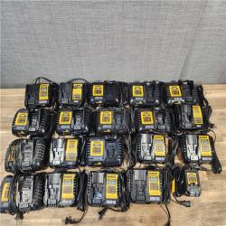 HOUSTON LOCATION - AS-IS DEWALT BATTERY CHARGER PACK QTY - 20
