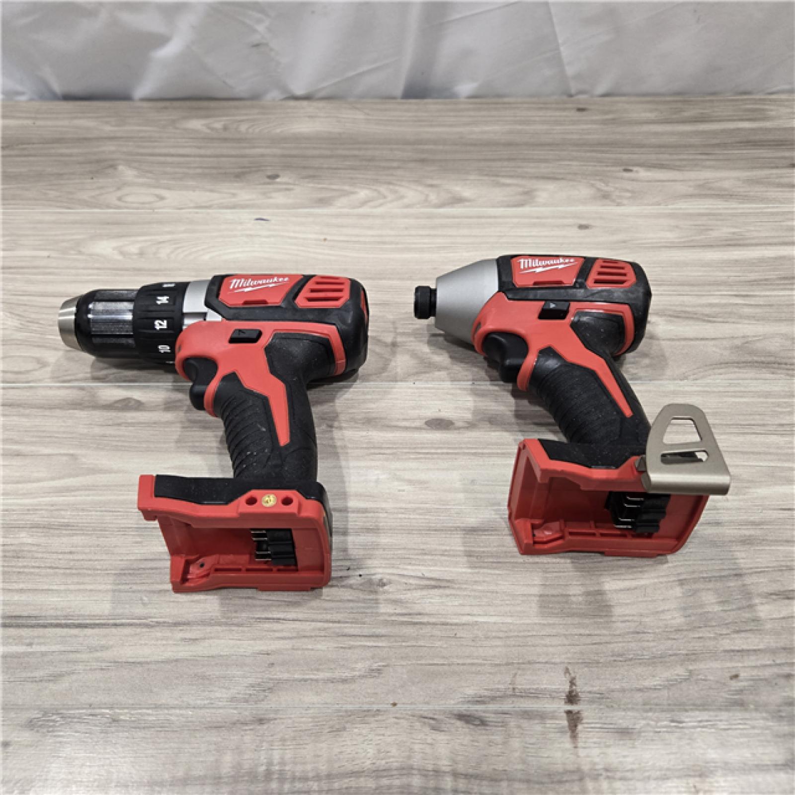 AS-IS Milwaukee 18V Cordless 2-Tool Drill/Driver and Impact Driver Kit