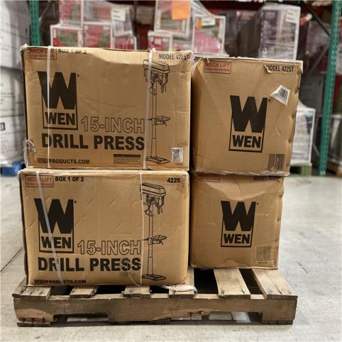 DALLAS LOCATION- WEN 15IN. DRILL PRESS BOX 1 OF 2 MODEL# 4225T PALLET (6 UNITS)