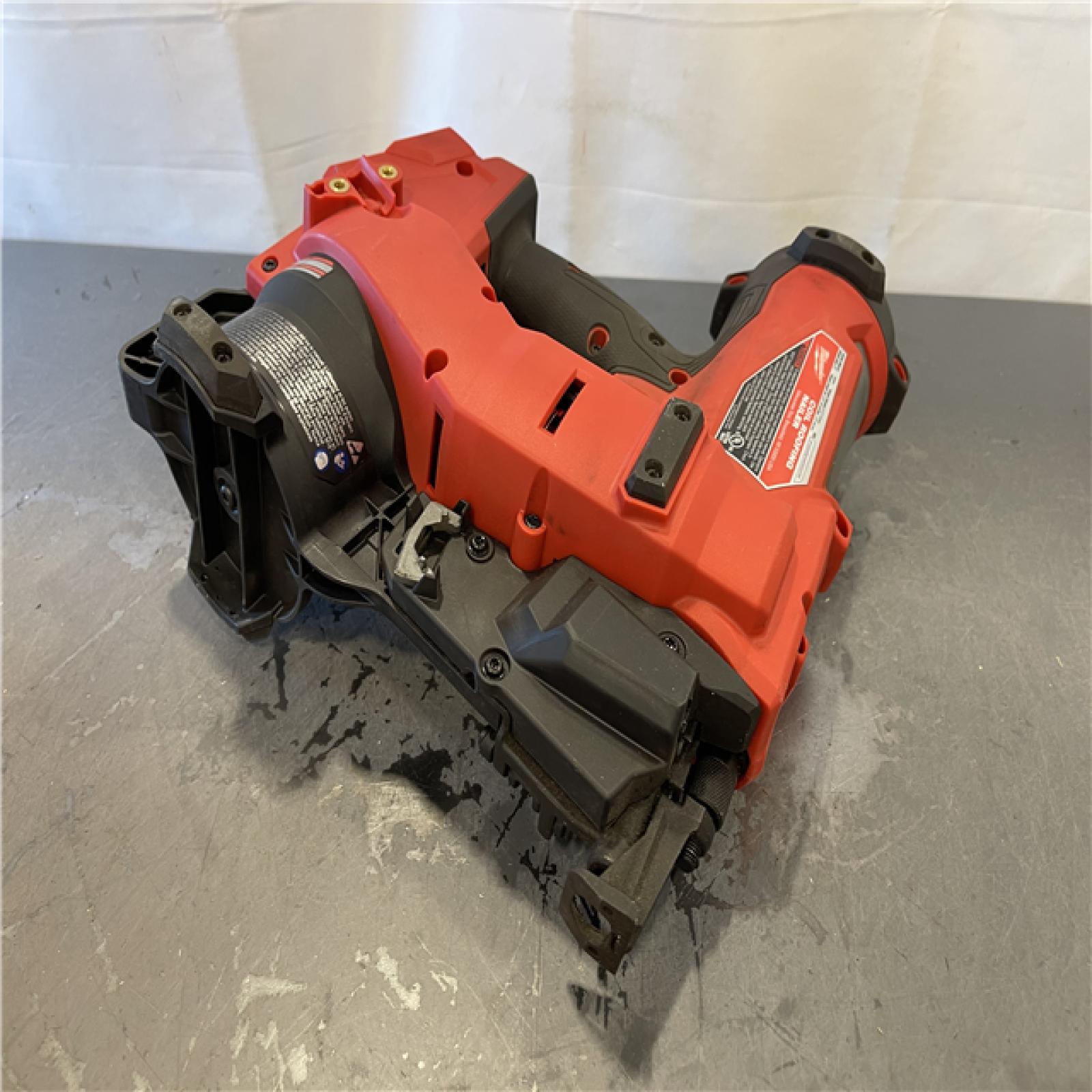 AS-IS - Milwaukee M18 FUEL 18-Volt Lithium-Ion Brushless Cordless Coil Roofing Nailer