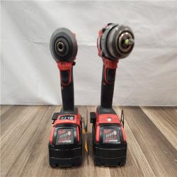 AS-IS- MILWAUKEE FUEL 18V Lithium-Ion Brushless Cordless Hammer Drill and Impact Driver Combo Kit