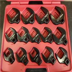Phoenix NEW NEIKO 1/2 in. Drive Jumbo Metric Crowfoot Wrench Set  27 mm to 50 mm  Cr-Mo Steel (14-Piece)