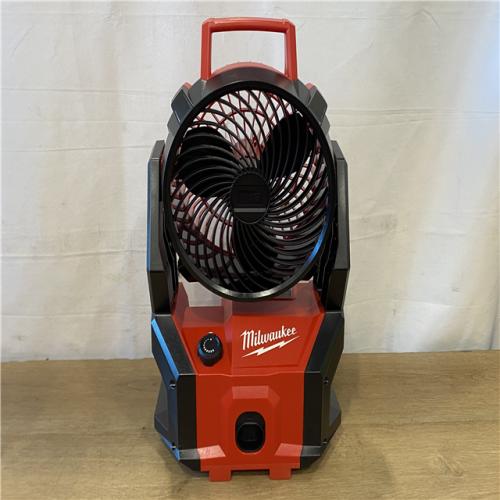 AS-IS Milwaukee 18-Volt Lithium-Ion Brushless Cordless PACKOUT Jobsite Fan (Tool-Only)