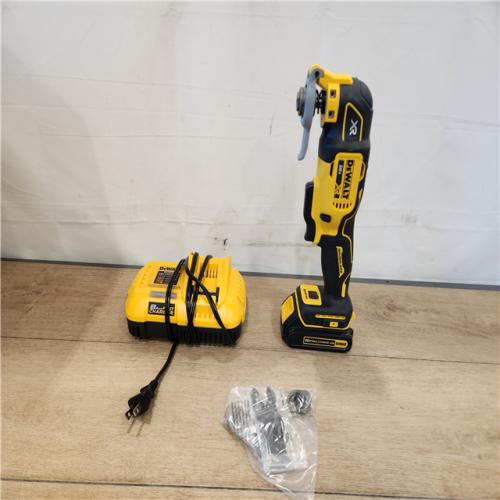 AS-IS- DEWALT 20V MAX XR Cordless Brushless 3-Speed Oscillating Multi Tool Kit