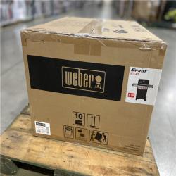 DALLAS LOCATION - Weber Spirit SC-E-425 4-Burner Propane Gas Grill in Black with Crafted Griddle Insert