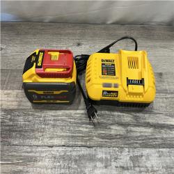 AS-IS DEWALT 20V/60V MAX FLEXVOLT Lithium-Ion 9.0Ah Battery and Charger Starter Kit