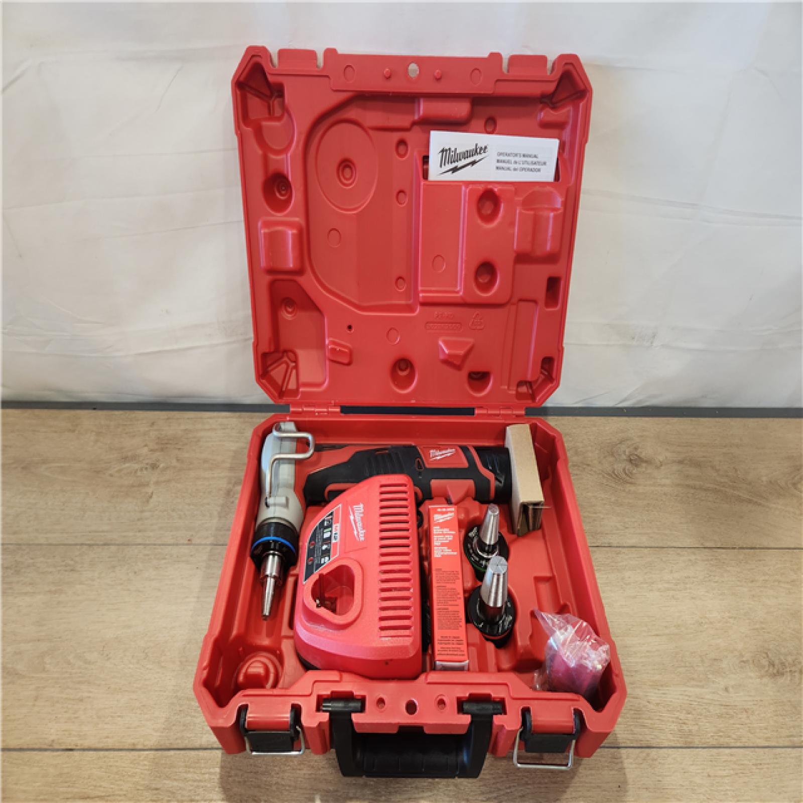 AS-IS- Milwaukee Cordless PEX Expansion Tool Kit