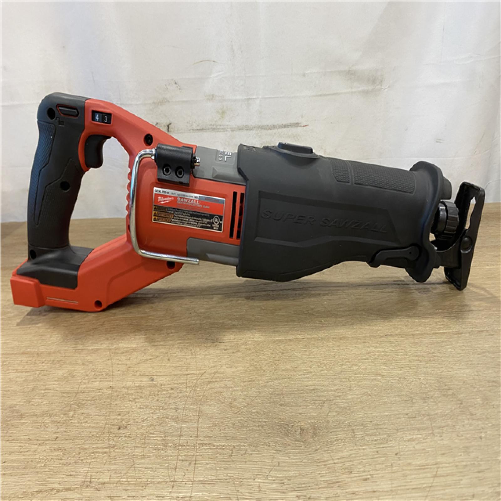 AS-IS Milwaukee FUEL 18V Lithium-Ion Brushless Cordless Super SAWZALL Orbital Reciprocating Saw (Tool-Only)