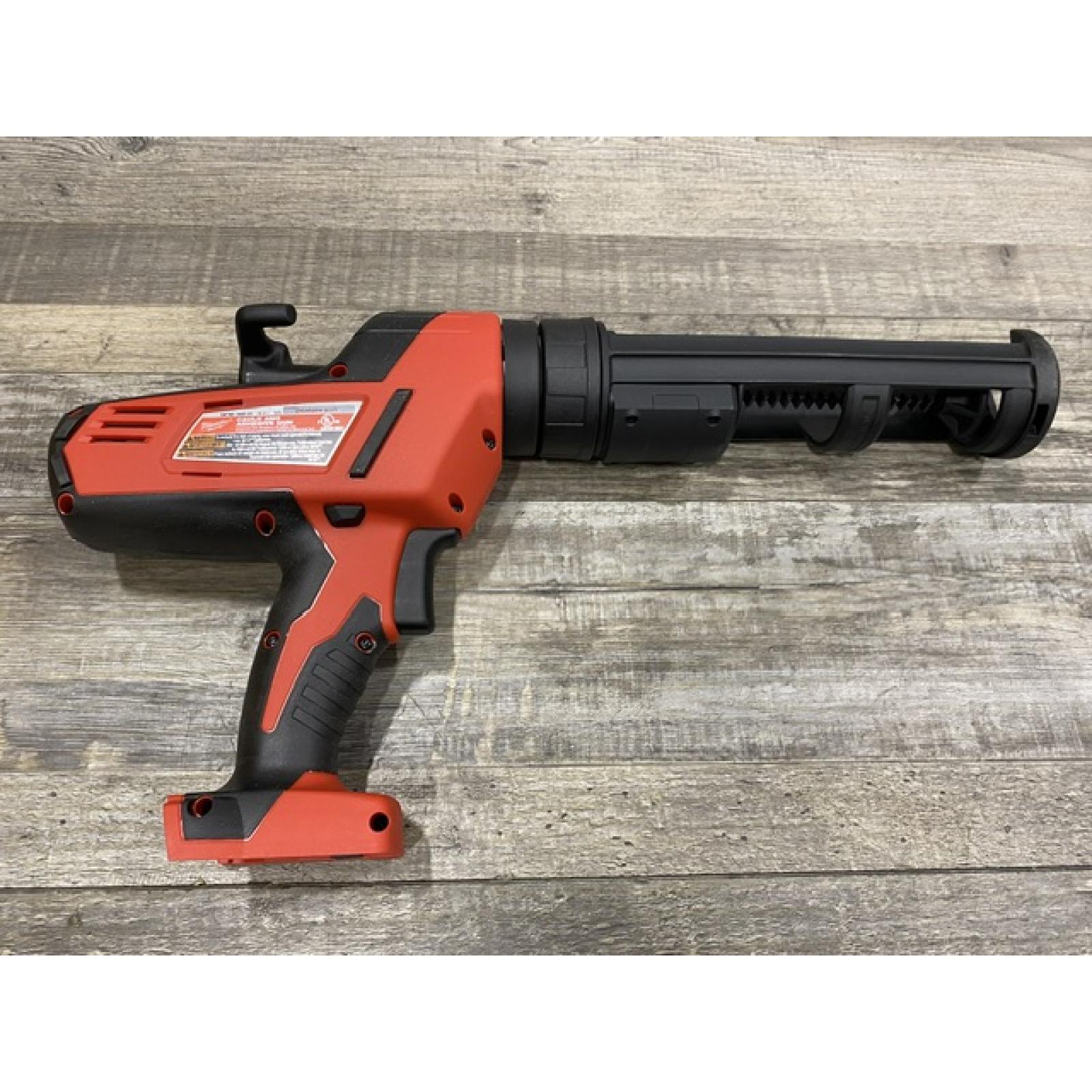 AS-IS Milwaukee 18-Volt Lithium-Ion Cordless 10 oz. Caulk and Adhesive Gun (Tool-Only)