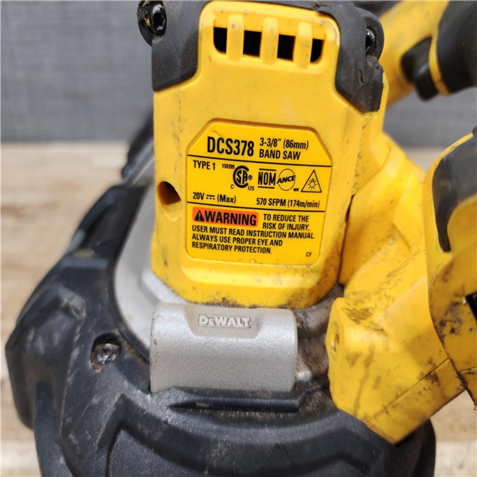 HOUSTON LOCATION - AS - IS DEWALT 20-Volt MAX 3-3/8 in. Cordless Brushless Bandsaw (Tool-Only)