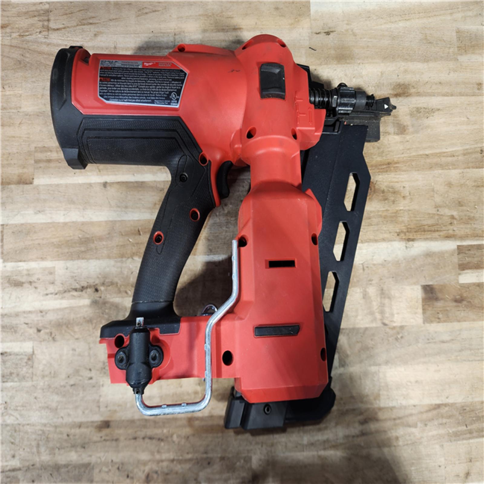 HOUSTON LOCATION - AS-IS Milwaukee FUEL 18-Volt Brushless Lithium-Ion Cordless 21-Degree Duplex Nailer (Tool Only)