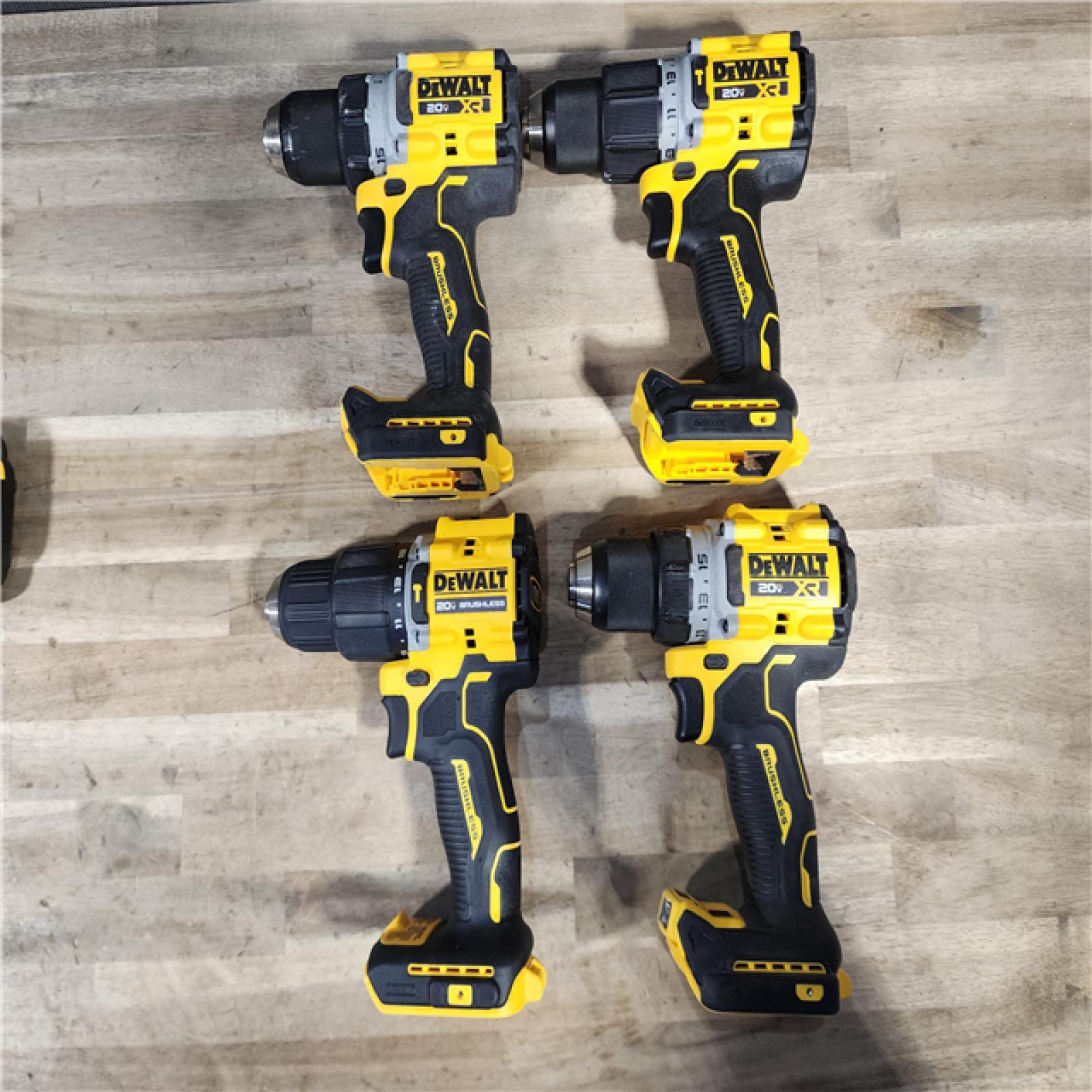 HOUSTON LOCATION - AS-IS DEWALT 4 TOOL COMBO KIT W/ (2) BATTERY & CHARGER