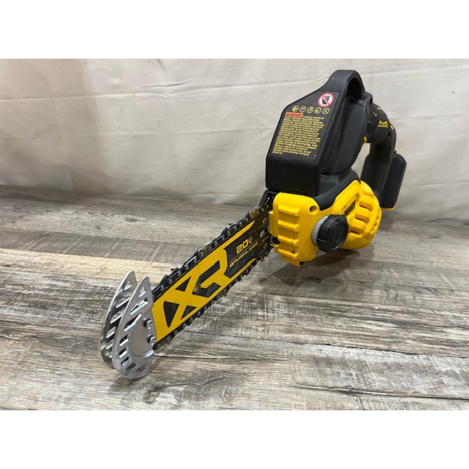 AS-IS DEWALT 20V MAX 8 in. Brushless Cordless Battery Powered Pruning Chainsaw (Tool Only)