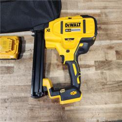 HOUSTON LOCATION - AS - IS DEWALT 20V MAX XR Lithium-Ion Cordless 18-Gauge Narrow Crown Stapler Kit