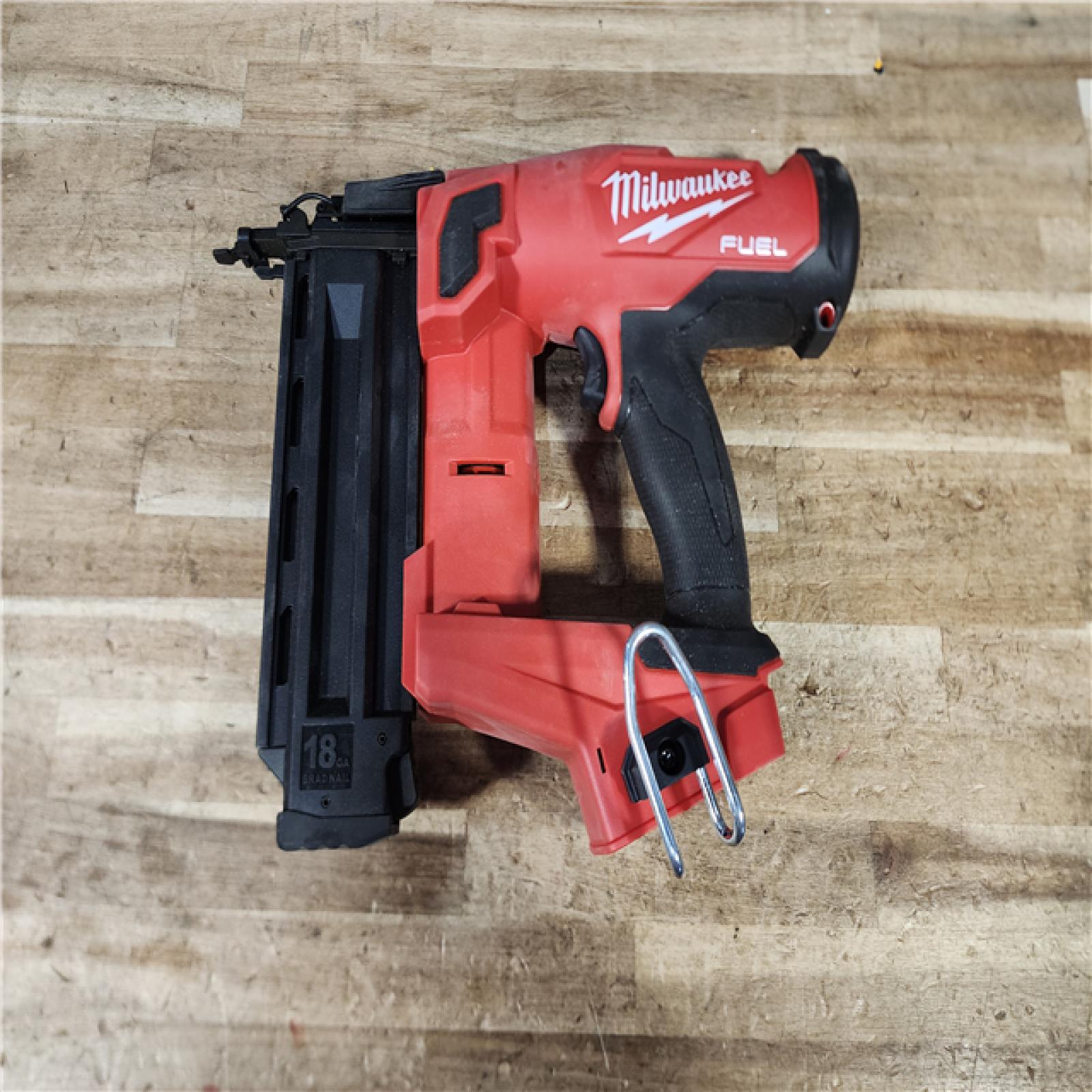 HOUSTON LOCATION - AS - IS Milwaukee FUEL 18-Volt Lithium-Ion Brushless Cordless Gen II 18-Gauge Brad Nailer (Tool-Only)