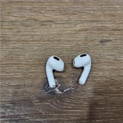 AS-IS Apple - AirPods (3rd generation) with Lightning Charging Case - White