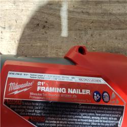 Houston Location AS-IS Milwaukee FUEL 3-1/2 in. 18-Volt 21-Degree Lithium-Ion Brushless Cordless Framing Nailer (Tool-Only)
