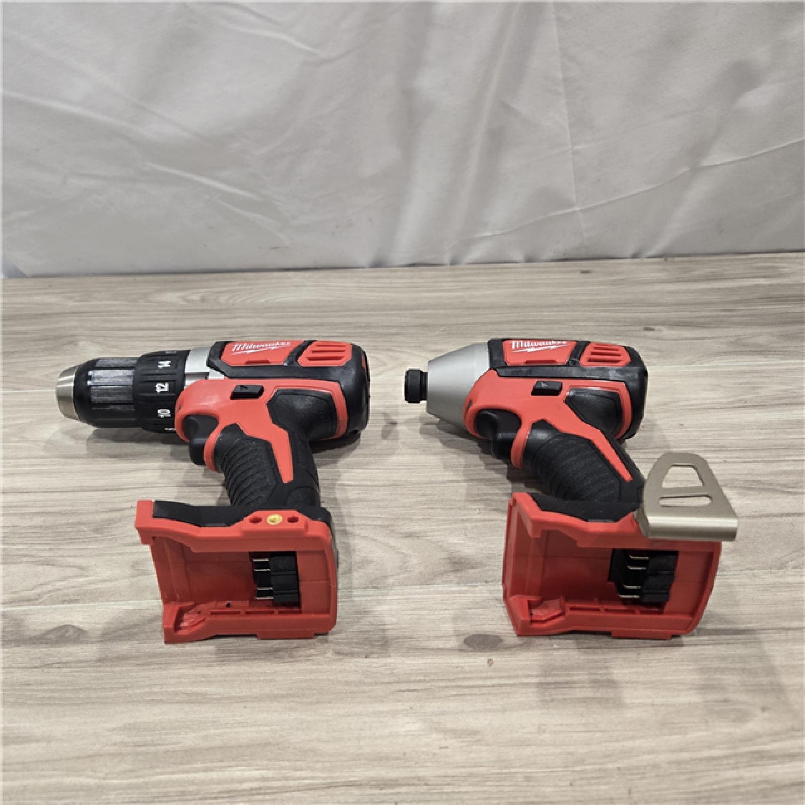 AS-IS Milwaukee 18V Cordless 2-Tool Drill/Driver and Impact Driver Kit