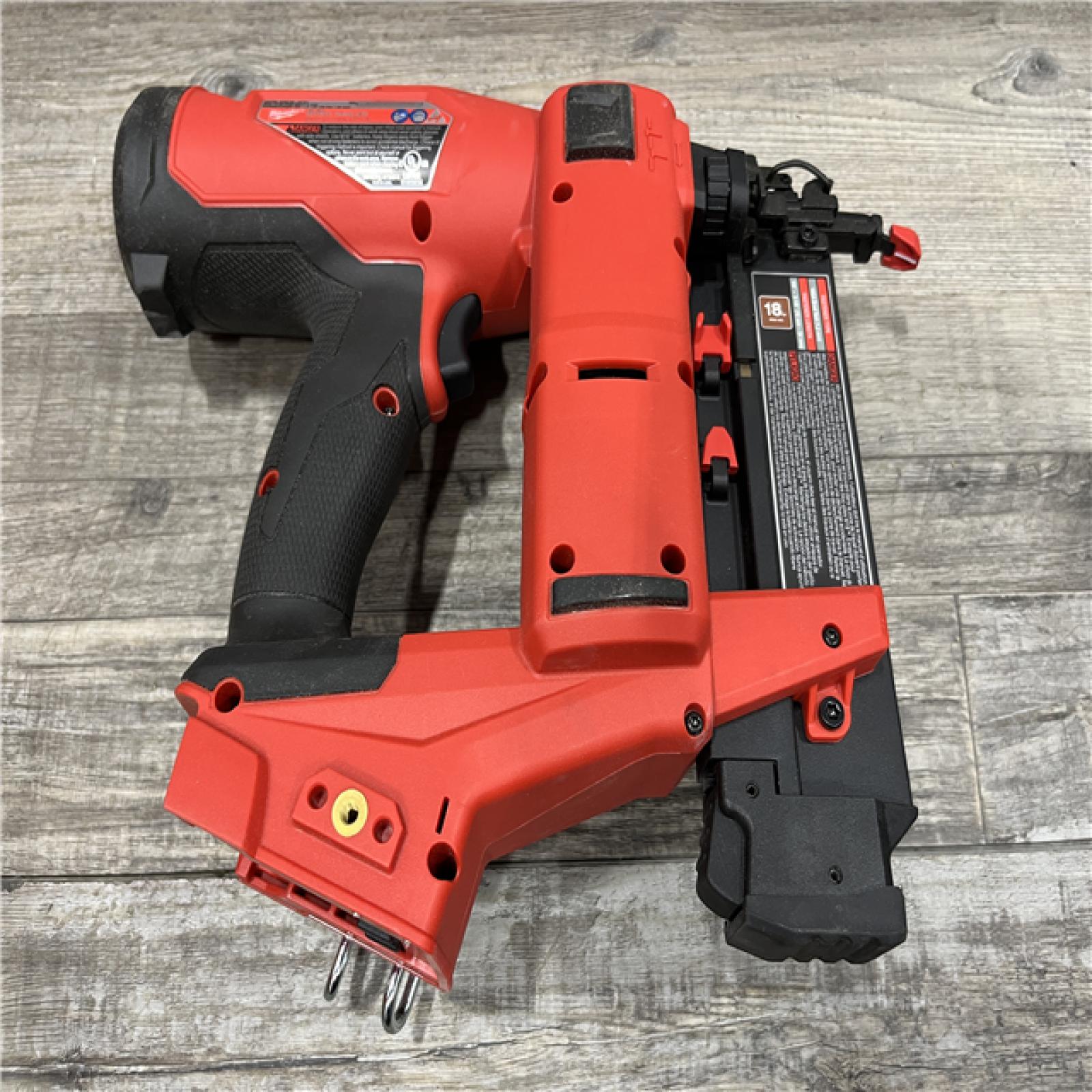 AS-IS Milwaukee FUEL 18-Volt Lithium-Ion Brushless Cordless Gen II 18-Gauge Brad Nailer (Tool-Only)